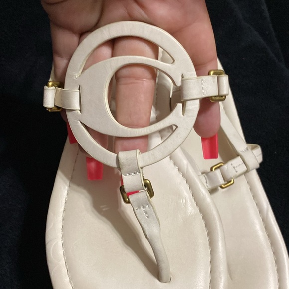 Like New! COACH Only wore them once. Ladies Size 9 Sandals - Picture 2 of 11